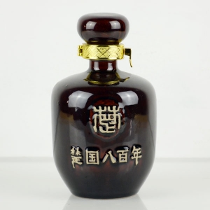 楚國(guó)八百年定制陶瓷酒瓶